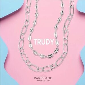 Park lane Trudy silver color necklace new without tags